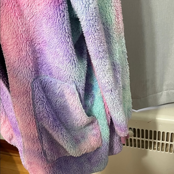 Cozy Multicolor Hooded Cardigan - Picture 3 of 6